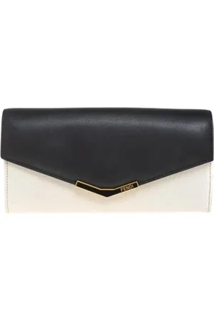 Fendi Pre-owned, Kobieta, Biały, ONE SIZE, Skóra, Pre-owned skórzane portfele