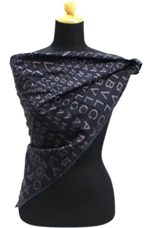 Bvlgari Pre-owned, Kobieta, Czarny, ONE SIZE, Pre-owned Silk scarves
