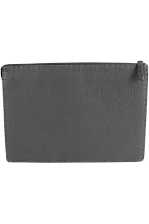 Fendi Pre-owned, Kobieta, Szary, ONE SIZE, Skóra, Pre-owned Leather clutches