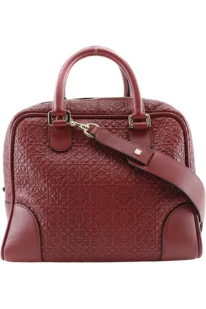 Loewe Pre-owned, Kobieta, Czerwony, ONE SIZE, Skóra, Pre-owned Skórzane torebki