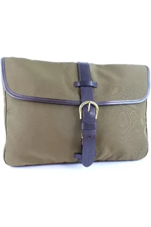 Salvatore Ferragamo Pre-owned, Kobieta, brązowy, ONE SIZE, Pre-owned Canvas clutches