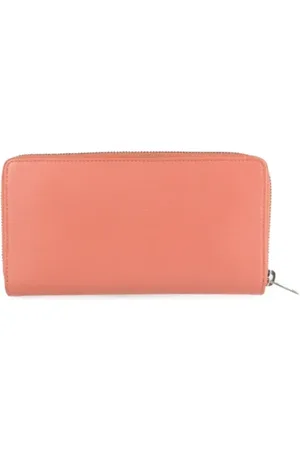 Balenciaga Pre-owned, Kobieta, Różowy, ONE SIZE, Len, Pre-owned skórzane portfele