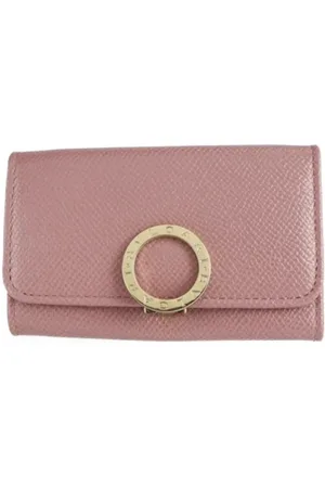 Bvlgari Pre-owned, Kobieta, Różowy, ONE SIZE, Pre-owned skórzane portfele