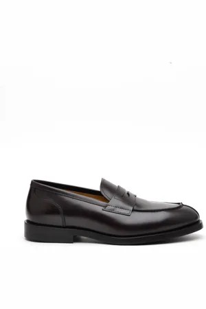 HENDERSON BARACCO Buty, Mężczyzna, brązowy, 41 EU, Mokasyn z skóry w ciemnobrązowym kolorze