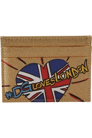 Dolce & Gabbana Akcesoria, Kobieta, Żółty, ONE SIZE, Wallets Cardholders