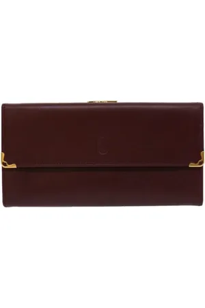 Cartier Pre-owned, Kobieta, Czerwony, ONE SIZE, Pre-owned skórzane portfele