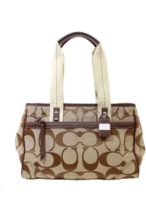 Coach Pre-owned, Kobieta, brązowy, ONE SIZE, Pre-owned Canvas totes