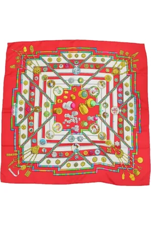 Hermès Pre-owned, Kobieta, Czerwony, ONE SIZE, Pre-owned Silk scarves