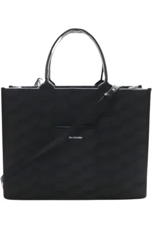 Balenciaga Pre-owned, Kobieta, Czarny, ONE SIZE, Len, Pre-owned Canvas balenciaga-bags
