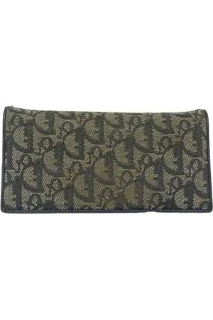 Dior Pre-owned, Kobieta, Beżowy, ONE SIZE, Pre-owned portfele płócienne