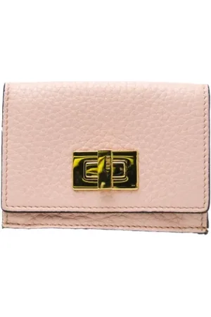 Fendi Pre-owned, Kobieta, Różowy, ONE SIZE, Pre-owned skórzane portfele