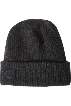 Meta Campania Collective Akcesoria, Mężczyzna, Szary, ONE SIZE, Kaszmir, Kaszkmirowa Wełniana Czapka Beanie