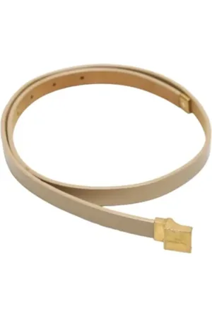 LOUIS VUITTON Pre-owned, Kobieta, Beżowy, ONE SIZE, Skóra, Pre-owned Leather belts
