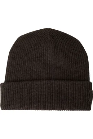 Meta Campania Collective Akcesoria, Mężczyzna, brązowy, ONE SIZE, Kaszmir, Kaszkmirowa Wełniana Czapka Beanie