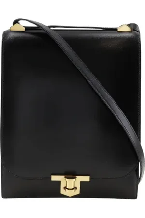 Hermès Pre-owned, Kobieta, Czarny, ONE SIZE, Skóra, Pre-owned skórzane torby na ramię