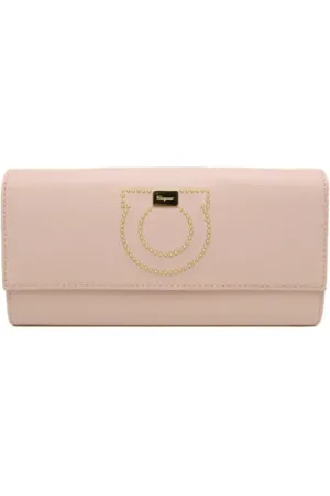 Salvatore Ferragamo Pre-owned, Kobieta, Różowy, ONE SIZE, Skóra, Pre-owned skórzane portfele
