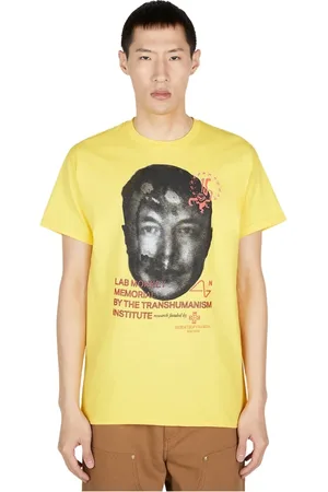 DTF.NYC Koszulki, Mężczyzna, Żółty, M, Len, T-shirt zainspirowany tulipanową manią