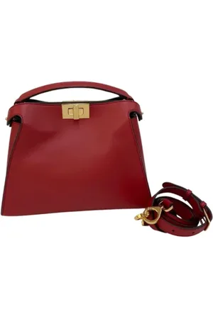 Fendi Pre-owned, Kobieta, Czerwony, ONE SIZE, Pre-owned Leather fendi-bags