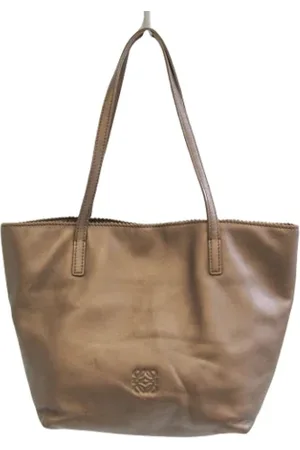 Loewe Pre-owned, Kobieta, Beżowy, ONE SIZE, Pre-owned skórzane torby na ramię