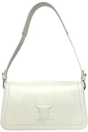 Céline Pre-owned, unisex, Biały, ONE SIZE, Skóra, Pre-owned Leather celine-bags