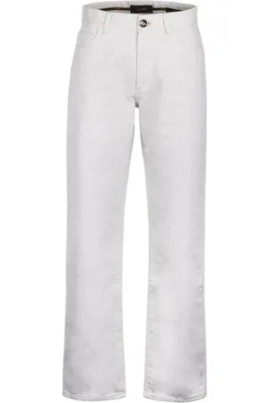 MOORER Spodnie, Kobieta, Beżowy, M, Denim, Spodnie