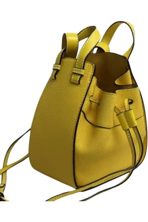 Loewe Pre-owned, Kobieta, Żółty, ONE SIZE, Pre-owned skórzane torby na ramię