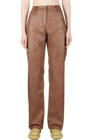 REJINA PYO Spodnie, Kobieta, brązowy, M, Rayon, Spodnie