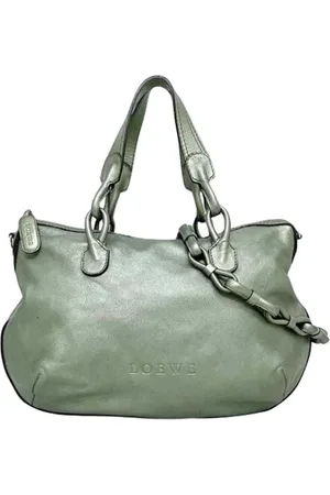 Loewe Pre-owned, Kobieta, Zielony, ONE SIZE, Pre-owned skórzane torby na ramię