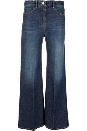 SEVENTY BY SERGIO TEGON Jeansy, Kobieta, Niebieski, S, Denim, Flared Jeansy