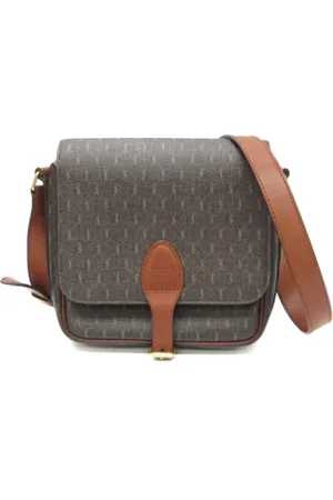 Saint Laurent Pre-owned, Kobieta, brązowy, ONE SIZE, Skóra, Pre-owned skórzane torby na ramię