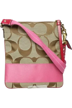 Coach Pre-owned, Kobieta, Różowy, ONE SIZE, Pre-owned skórzane torby na ramię