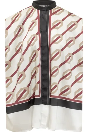 Calcaterra Koszulki, Kobieta, Biały, XS, Top Shirt Over - Stylowy i Trendy