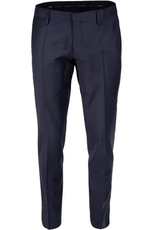 Roy Robson Spodnie, Mężczyzna, Niebieski, S, Niebieskie Spodnie Męskie Slim Fit