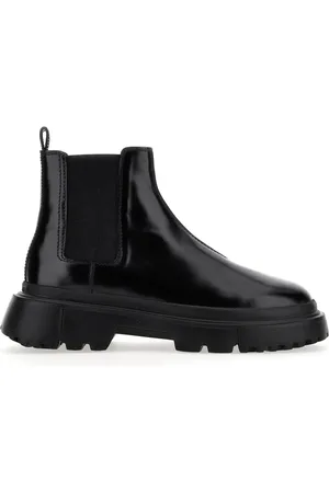 Hogan Buty, Mężczyzna, Czarny, 43 EU, Czarne płaskie buty