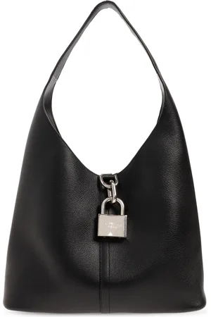 Balenciaga Torebki, Kobieta, Czarny, ONE SIZE, Len, Torba Locker Medium typu hobo