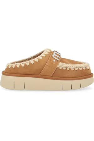 Mou Buty, Kobieta, brązowy, 37 EU, Skóra, Bounce Clog Skóra Owcza w Kolorze Cognac