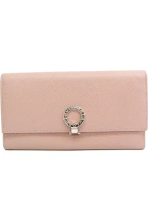 Bvlgari Pre-owned, Kobieta, Różowy, ONE SIZE, Pre-owned skórzane portfele
