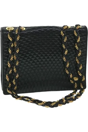 Bally Pre-owned, Kobieta, Czarny, ONE SIZE, Pre-owned skórzane torby na ramię