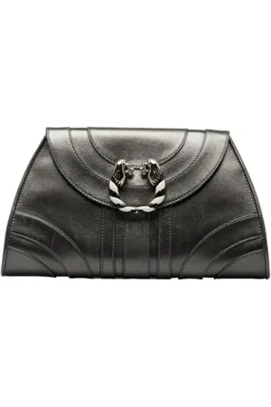 Bvlgari Pre-owned, Kobieta, Szary, ONE SIZE, Pre-owned Leather clutches