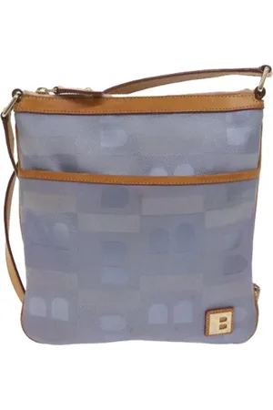 Bally Pre-owned, Kobieta, Niebieski, ONE SIZE, Pre-owned Canvas shoulder-bags