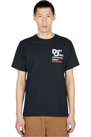 DTF.NYC Koszulki, Mężczyzna, Czarny, XL, Len, Debt Jam T-shirt
