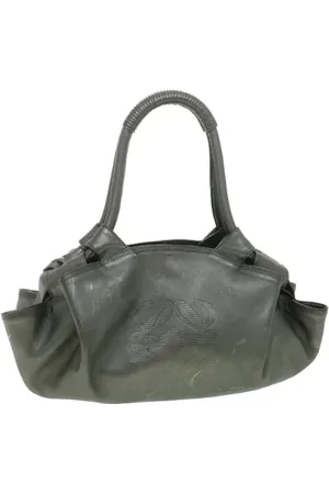 Loewe Pre-owned, Kobieta, Szary, ONE SIZE, Pre-owned skórzane torby na ramię