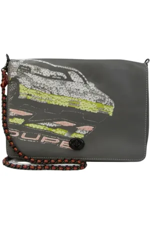 Coach Pre-owned, Kobieta, Szary, ONE SIZE, Pre-owned skórzane torby na ramię