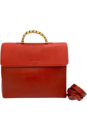 Loewe Pre-owned, Kobieta, Czerwony, ONE SIZE, Pre-owned Skórzane torebki