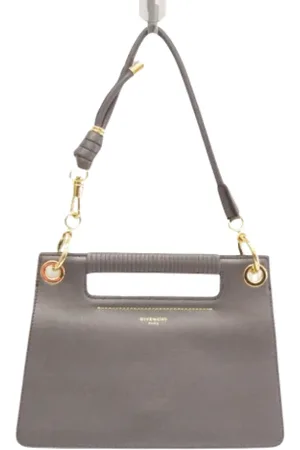 Givenchy Pre-owned, Kobieta, Szary, ONE SIZE, Pre-owned skórzane torby na ramię