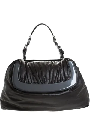 Marni Pre-owned, Kobieta, Szary, ONE SIZE, Pre-owned skórzane torby na ramię