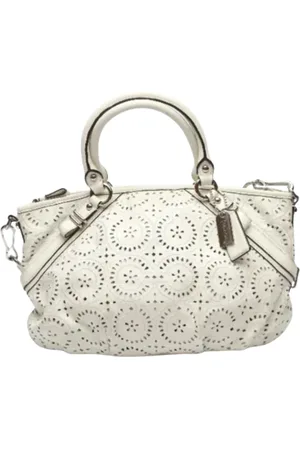Coach Pre-owned, Kobieta, Biały, ONE SIZE, Pre-owned Skórzane torebki
