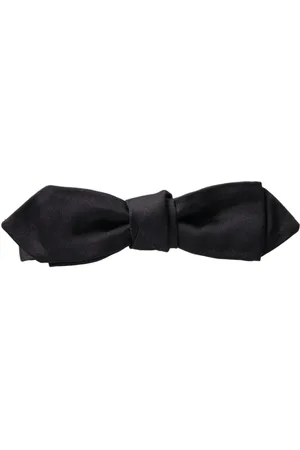 Dolce & Gabbana Akcesoria, Mężczyzna, Czarny, ONE SIZE, Regulowany Jedwabny Motyl