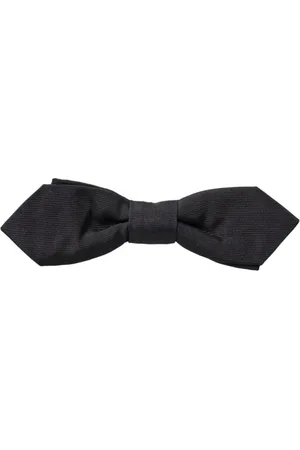 Dolce & Gabbana Akcesoria, Mężczyzna, Czarny, ONE SIZE, Regulowany Jedwabny Motyl