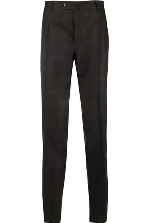 PT01 Spodnie, Mężczyzna, Czarny, M, Spodnie w kratę Gentlemen Fit